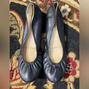 J Crew made in Italy black ballerina flats women’s size 6.5